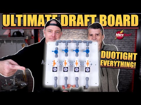 Building the a DUOTIGHT DRAFT REGULATOR BOARD | Serve on Draft at 4 DIFFERENT PRESSURES! | MoreBeer!