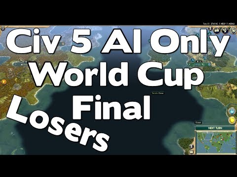 Civ 5 AI Only World Live Losers Final (Semi and Final Losers Crazy 7 Civ Battle Royale)