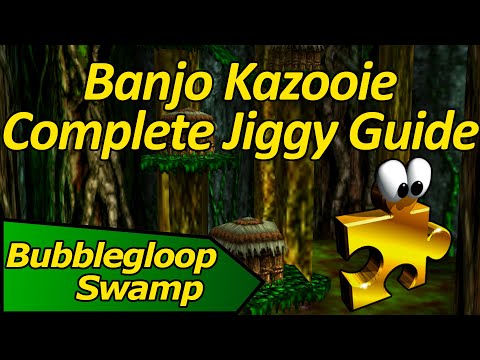 How to Collect all Jiggies in Bubblegloop Swamp - Banjo Kazooie Complete Jiggy Guide