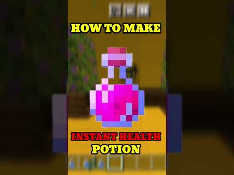HOW TO MAKE INSTANT HEALTH POTION | POTION OF HEALING | MINECRAFT | INSTANT HEALTH POTION