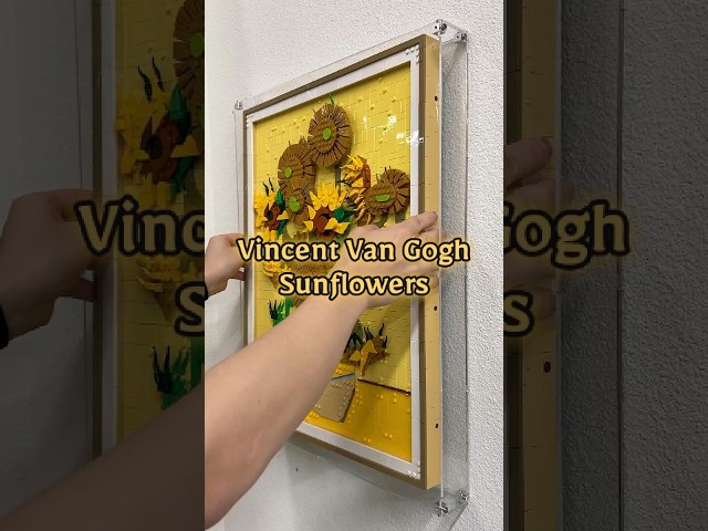 Vídeo relacionado con LEGO Art Vincent van Gogh: Los Girasoles, Maqueta 3D para Construir para Adultos de Obra de Arte, Flores Artificiales y Decoración del Hogar, Construcción Creativa, Regalo para Mujeres y Hombres 31215
