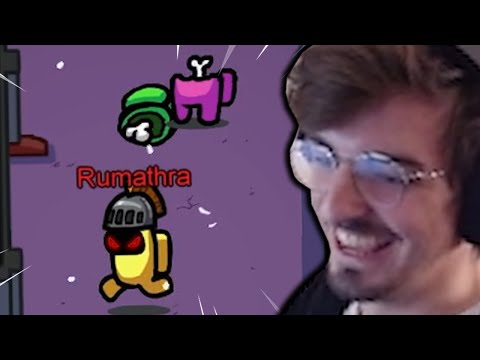 NO REPORT! 😈 1v7 too EASY?! 🙄 Among Us with Unge, Domtendo, Trymacs, Rewi & co