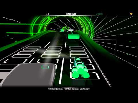 Let´s Audiosurf 8 Bit Tunes #19 [HD] -CJ Vlam Newman / ZX Memory-