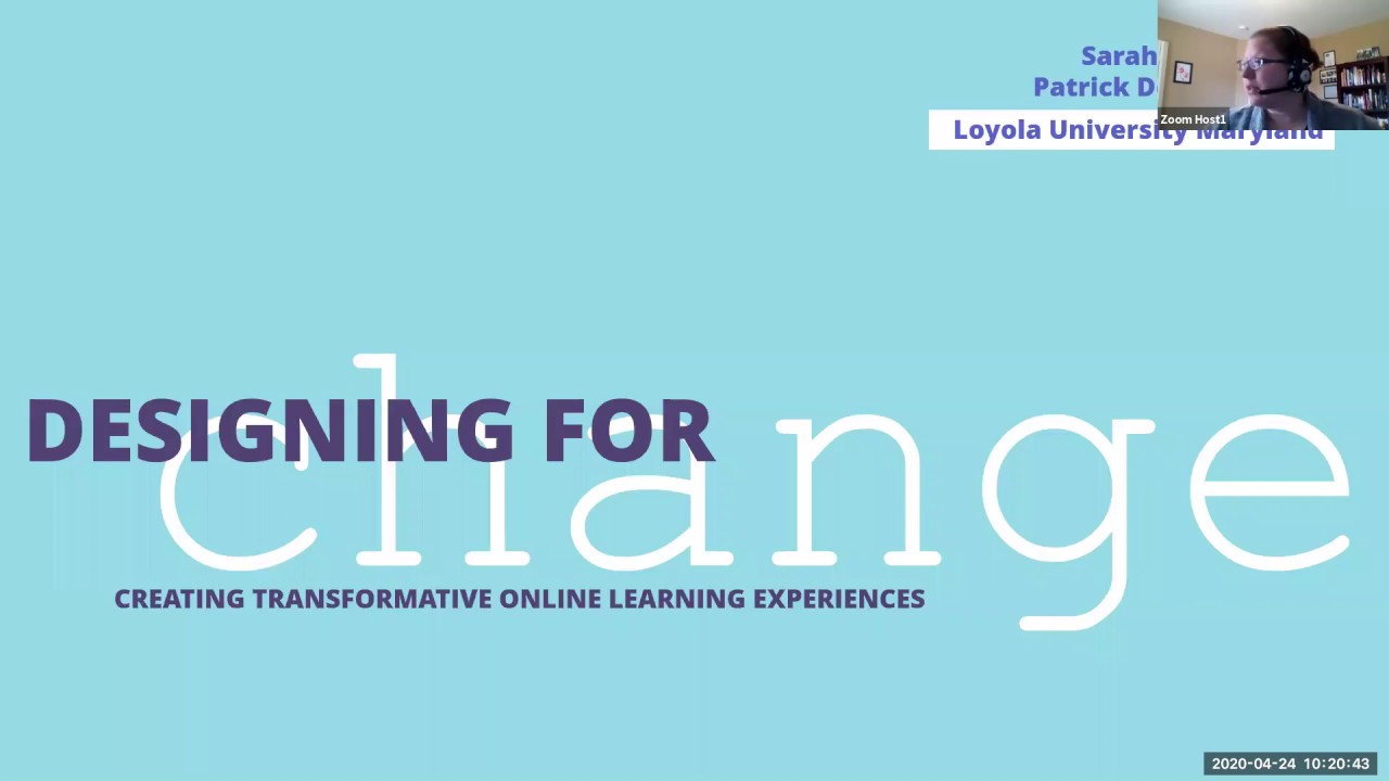 Designing for Change Creating Transformative Online Learning Experiences