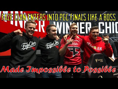 Faze Clan Made Impossible to Possible and Enters into PGC Finals | 18Kills CD