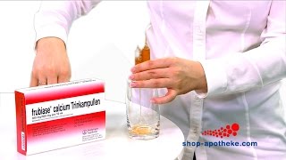 Anwendungstipps zu Frubiase Calcium Trinkampullen