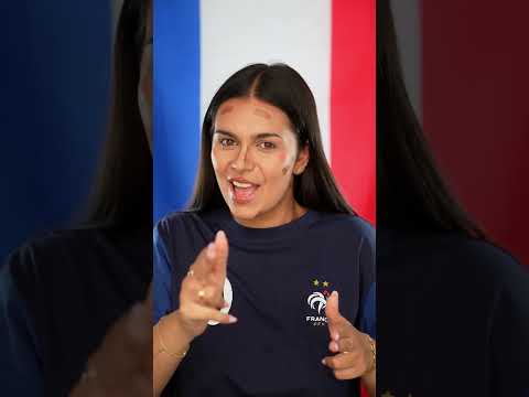 GO LA FRANCE 💙🤍❤️ ⚽️ #coupedumonde #makeup #foot #worldcup #france