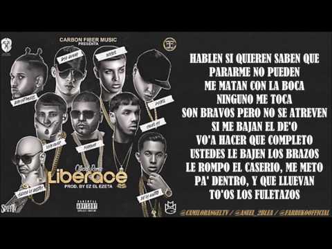 LIBERACE OFFICIAL REMIX - FARRUKO FT ANUEL AA, DE LA GHETTO, BRYANT MYERS, BAD BUNNY & MAS  (LETRA)