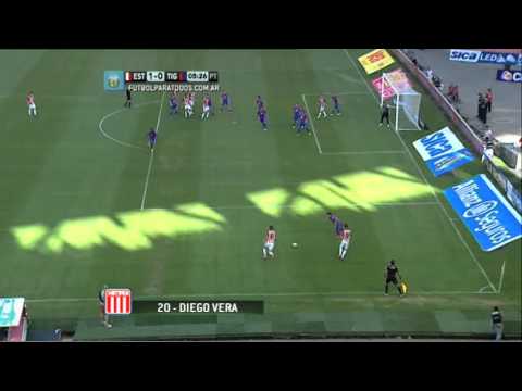 Gol de Vera. Estudiantes LP 1 - Tigre 0. Fecha 19. Torneo Primera División 2014. FPT