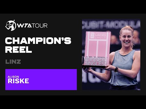 Alison Riske secures her third career title!