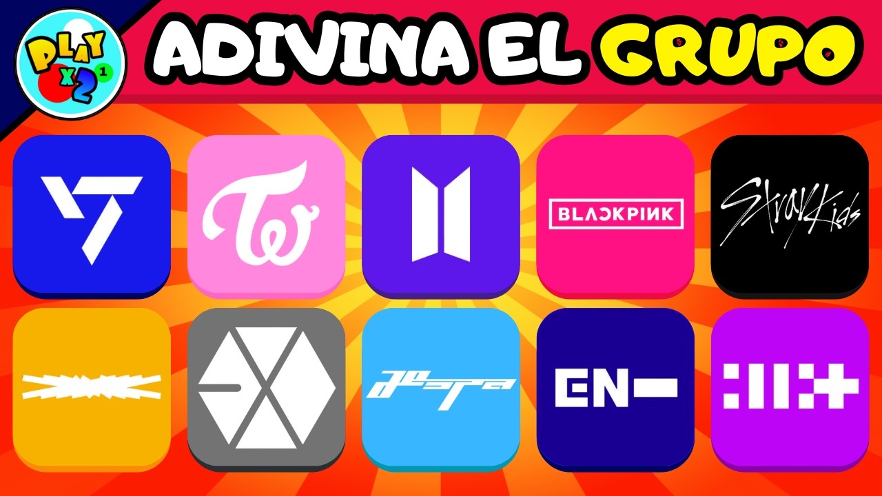 ADIVINA EL GRUPO DE KPOP POR EL LOGO 🔥 KPOP QUIZ GAME 2025