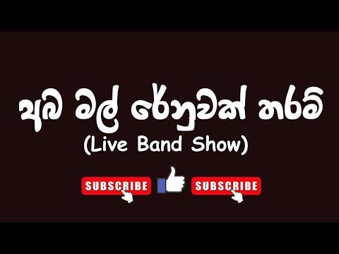 අබ මල් රේනුවක් තරම් | Aba Mal Renuwak Tharam #sinhalasongs #live #bandshow #sinhalahits #liveshows