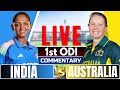 Live India Women Vs Australia Women 1st ODI Live Score Commentary Live Cricket Match Today