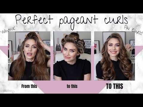 How to get perfect pageant curls and volume | Pin...