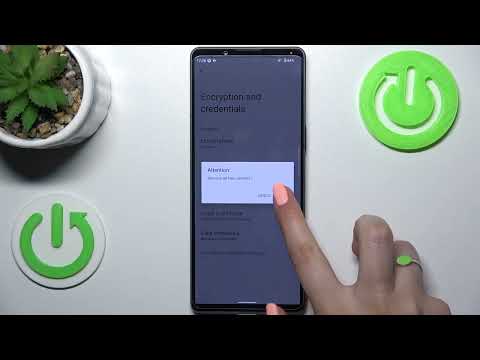 How to Clear Credentials on SONY Xperia 1 IV - Remove Credentials