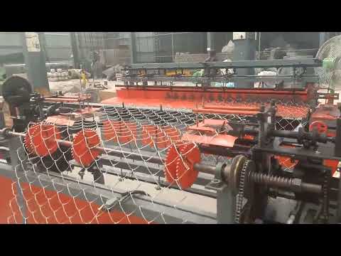 PLC Controlled Automatic Chain Link Fencing Machine