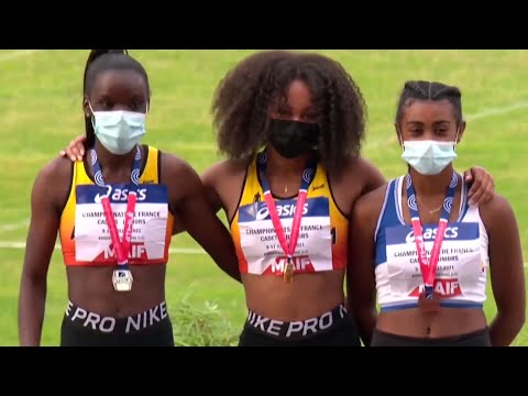 Championnat de France 21 - Finale 100m Caf