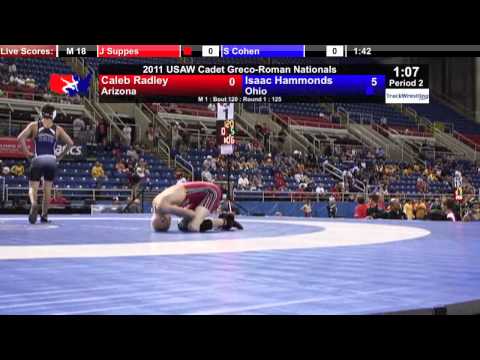 Cadet Greco 125 - Isaac Hammonds (OH) vs. Caleb Radley (AZ)
