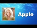 Julia Michaels - Apple  (Lyrics)