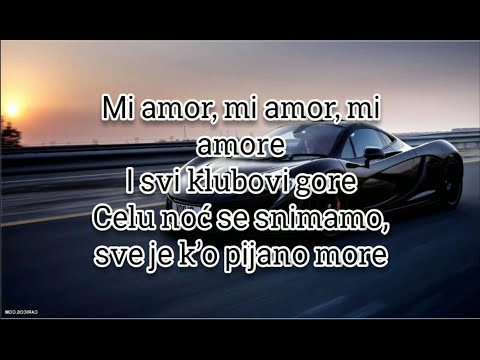 DJ SHONE FEAT. 2BONA X VLADA MATOVIC - PALI MOTORE (LYRICS/TEKST)