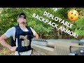 Backpack Transforms Into An Armored Plate Carrier