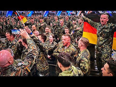 Bundeswehr in Frankreich (Lourdes) 2025 - Regimentsgruß (Marsch) Heeresmusikkorps/Wachbataillon