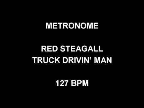 METRONOME 127 BPM Red Steagall TRUCK DRIVIN' MAN