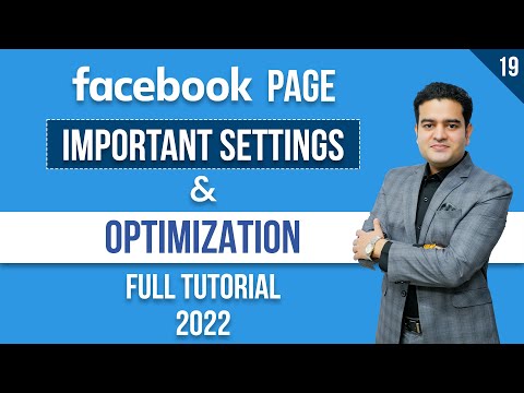 Facebook Business Page Important Settings | Facebook Page Optimization | Facebook Marketing Course