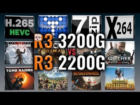 Ryzen 3 3200G vs Ryzen 3 2200G Benchmarks | Test Review | Comparison | Gaming | 13 Tests