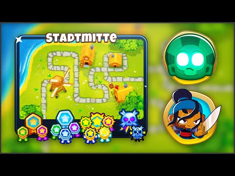 Stadtmitte (Unplatzbar) || Lösung (Ohne Affenwissen) || Bloons TD6