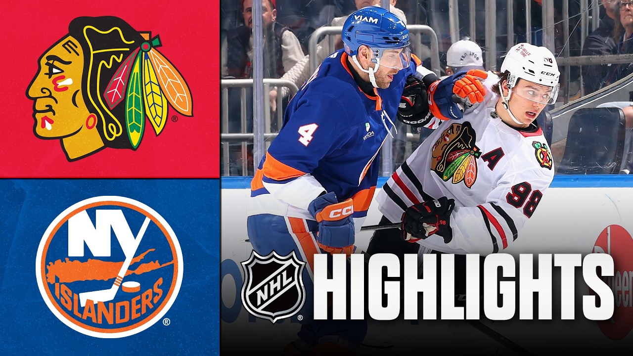 3월25일 시카고 뉴욕아일랜더스 NHL 하이라이트
