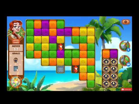 Lost Island Blast Adventure Level 1483 NO BOOSTERS - A S GAMING ✔
