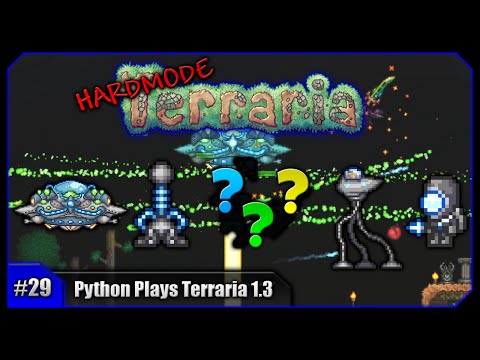 Python Plays Terraria || Martian Probe & Martian Madness Event! || Terraria 1.3 PC Let's Play [#29]