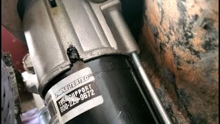 2001 Chevy S10 2 2L starter replacement