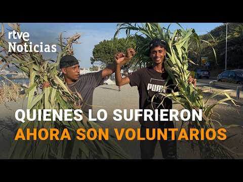 Crisis migratoria en Ceuta | Jóvenes migrantes asentados, voluntarios imprescindibles| RTVE Noticias