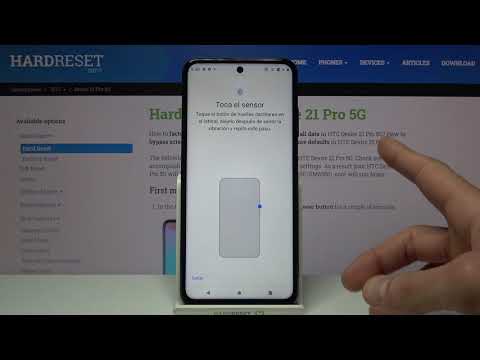Cómo poner huella digital en HTC Desire 21 Pro - añadir huella dactilar