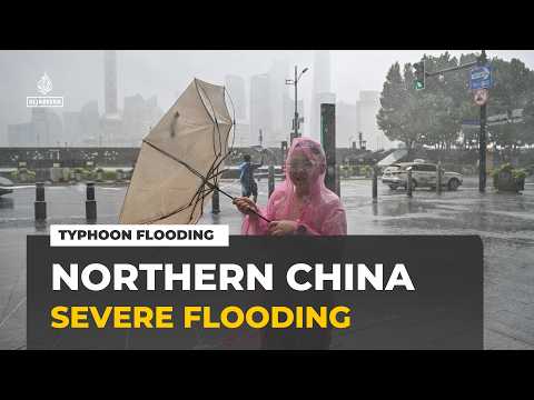 Typhoon Dolphin causes severe flooding across northern China