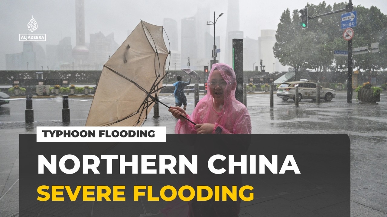 Typhoon Dolphin causes severe flooding across northern China