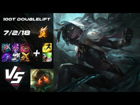 100 Thieves Doublelift SUPPORT Senna vs Nautilus - NA Grandmaster