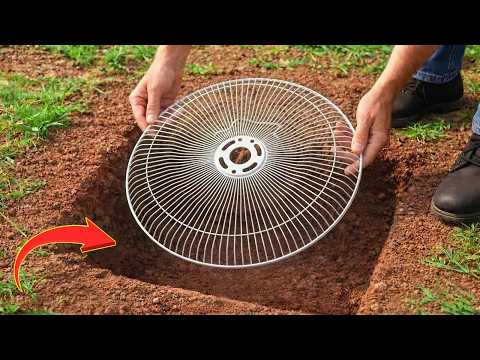 Drop the the old fan cage into the hole you be Amazed. Discover a secret that millions don't know😱!