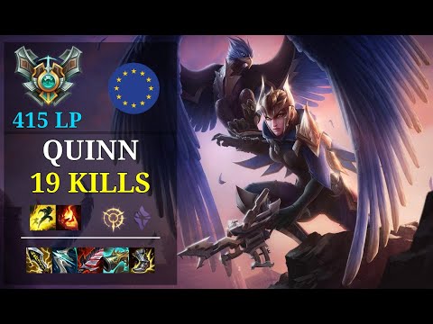 Quinn Top vs Illaoi - 19 kills - Looca EUW Grandmaster (415 LP) Patch 11.5