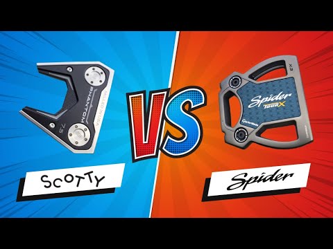 Scotty vs Spider! - Which GOLF PUTTER is better?