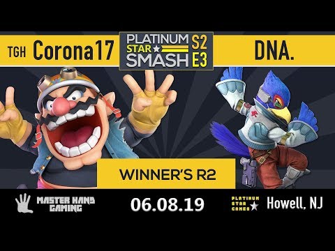 Platinum Star Smash S2:E3 - WD | Corona17 (Wario) vs DNA (Falco) - Winner's R2