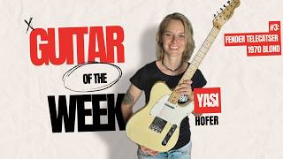 Video thumbnail for VINTAGE Fender Telecaster Blond (1970) - Guitar Of The Week #3 by Yasi Hofer by Yasi Hofer