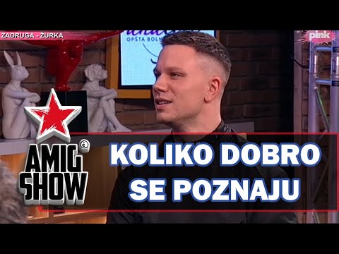Koliko Dobro Se Poznaju - Relja i Nikolija (Ami G Show S13)