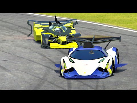 Devel Sixteen GTR vs Red Bull X VISION 2030 at Daytona