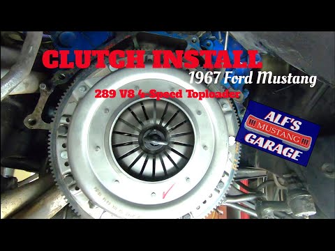 How to install your clutch assembly - 1967 Ford Mustang