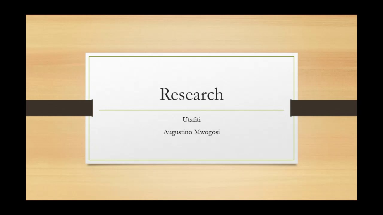 Getting Started with Research: An Introductory Guide