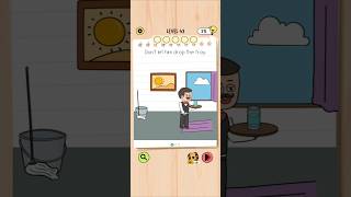 Brain Test 5 Level 43: Don't let him drop the tray Walkthrough