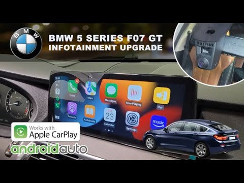 INFOTAINMENT UPGRADE BMW 5 Series GT F07 12.3" ANDROID 11 Screen Apple CarPlay Android Auto